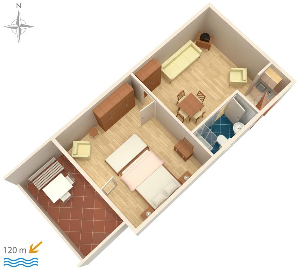 Apartments By The Sea Novi Vinodolski - 5558 Zewnętrze zdjęcie
