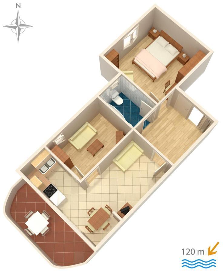 Apartments By The Sea Novi Vinodolski - 5558 Zewnętrze zdjęcie
